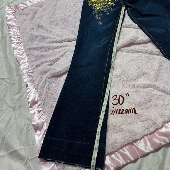 BabyPhat jeans w gold detailing - Picture 4 of 7